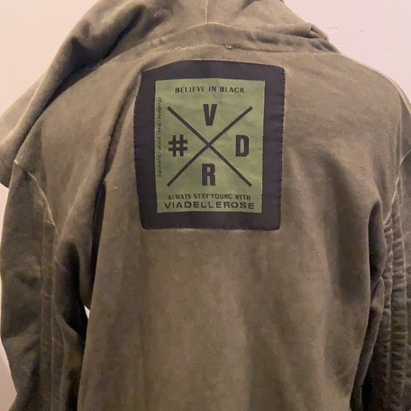 Via Delle Rose Green Sweat Shirt - Picture 6 of 9